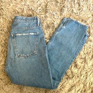Agolde denim high rise light wash jeans size 27